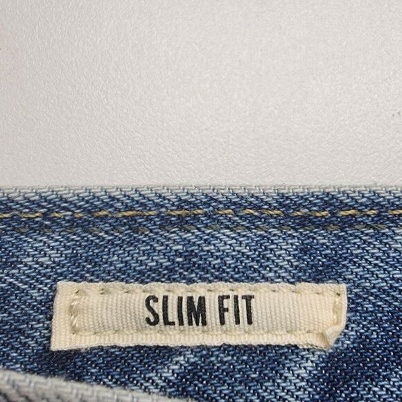 Todd Snyder Men's Slim Fit Jeans 28 x 32 100% Cotton Light Distressed Blue Denim - Picture 5 of 12